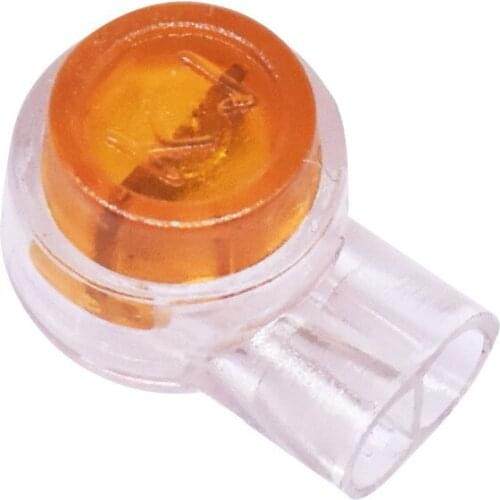 K1 K2 K3 Wiring Ethernet Cable Terminals Rj45 Connector Crimp Waterproof Gel-Filled Orange Clear Button Telephone Wire Connector