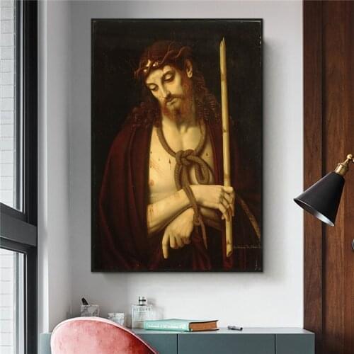 Christ Martyrs by Leonardo da Vinci Reproduction Famous Oil Painting on Canvas Art Posters and Prints Wall Picture