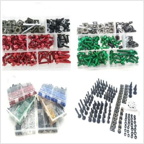 Motorcycle Fairing Body Bolts Kit Spire Screw Nuts set Clips For Kawasaki NINJA 650R ER6F ER6N VERSYS W800 SE Z750S