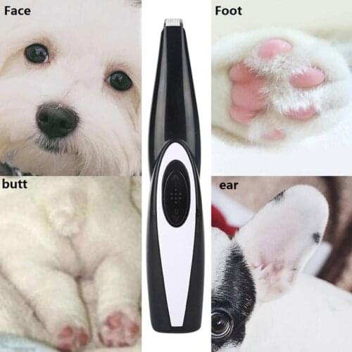 Dog Clippers USB Rechargeable Hair Trimmer For Dogs Cats Low-Noise Hair Cutter Remover Pet Products