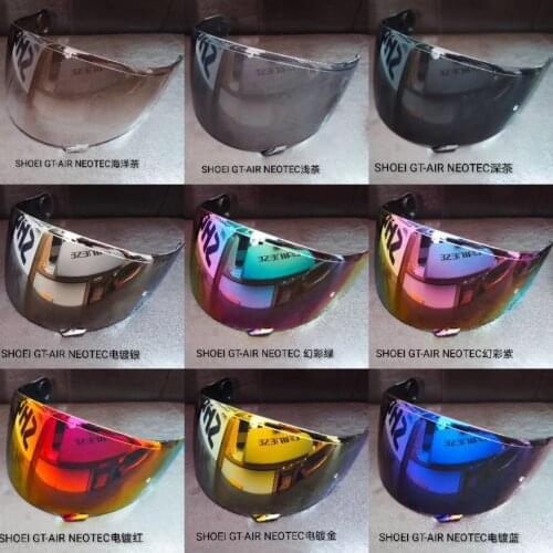 Motorcycle Full Face Helmet Visor Lens Plating Lens Case for Shoei GT-Air Gt Air2 Neotec CNS-1 CNS1 TC- 5