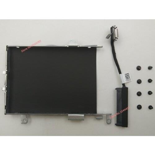 New HDD caddy For Dell Latitude E5570 Precision M3510 Hard Drive holder Bracket + Hard Drive HDD Connector Cable + screws 4G9GN