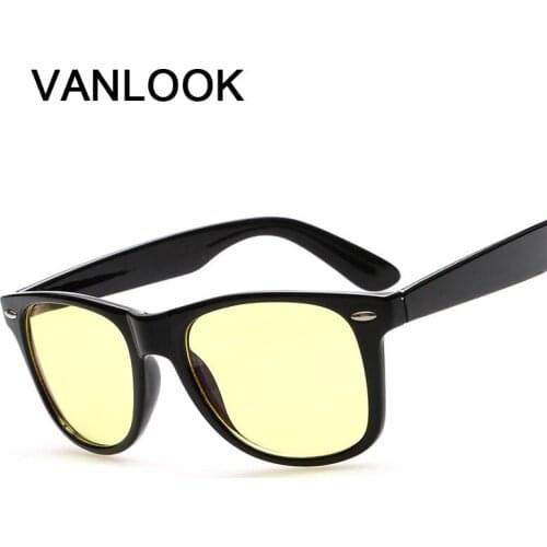 Spectacle Frame Transparent Eyeglasses Women Men Glasses For Computer Work TV Game Yellow Lenses Anti Blue-ray Anti Glare