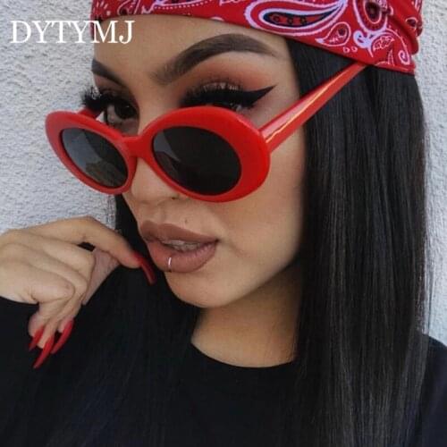 DYTYMJ 2020 Oval Sunglasses Women Vintage Luxury Round Women Sunglasses Punk Glasses Women/Men Colorful Gafas De Sol Hombre