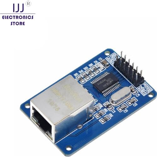 ENC28J60 LAN Ethernet Network Board Module 25MHZ For Arduino 25MHZ Crystal AVR 51 LPC STM32 3.3V 5V