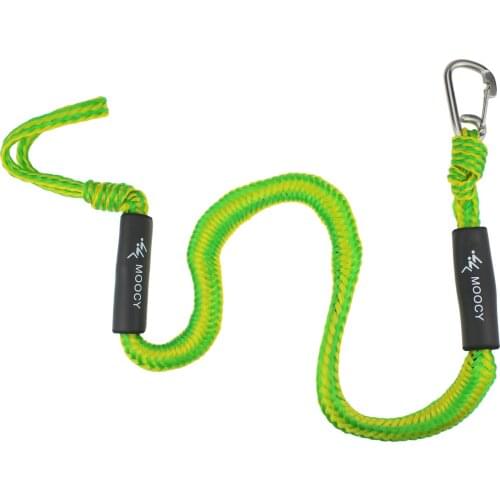 Moocy Boat Bungee Dock Line With Hook Bungee Cords Docking Rope Mooring Rope For Boats Pontoon Jet Ski Seadoo Waverunner Kayak