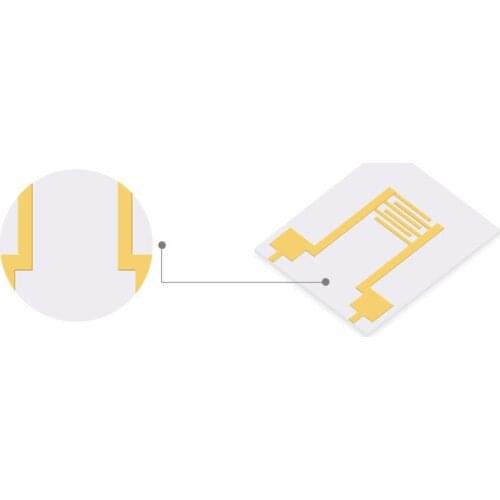 Fork-finger electrode IDE alumina ceramic circuit board PCB laboratory electrode environment monitoring intelligent sensor chip