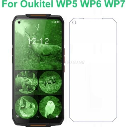 Tempered Glass For Oukitel WP7 Screen Protector 9H 2.5D Phone Glass For Oukitel WP6 Glass Protective Film on Oukitel WP5 Pro