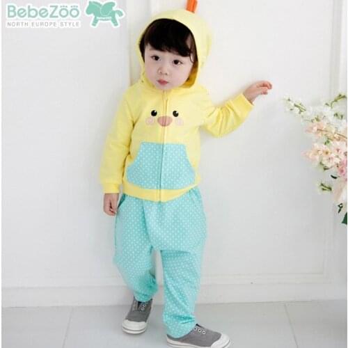 2021 Autumn Kid Boy Girl Clothing New Casual Tracksuit Long Sleeve Letter Cartoon Sets Infant Clothes Baby Pants 1 2 3 Years