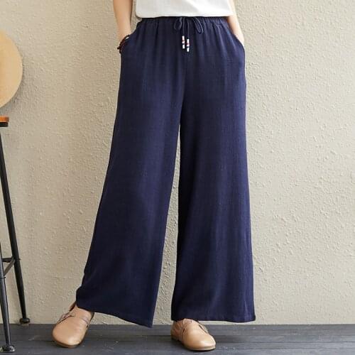 Women's Linen Trousers ARANSUE China