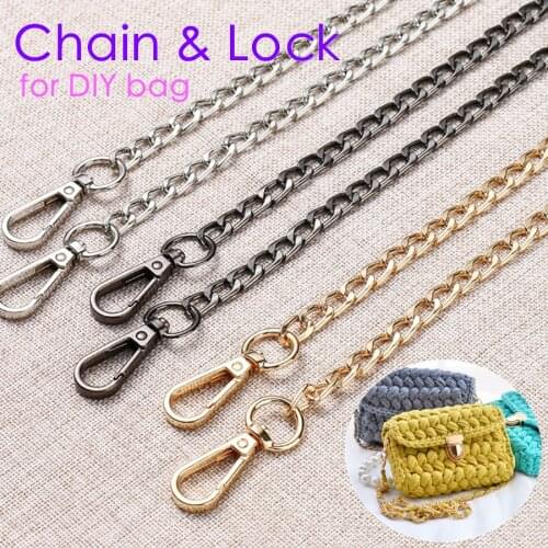 Bag Chain & Lock for Hand-Woven Accessories DIY Free Collocation Handmade Product Material