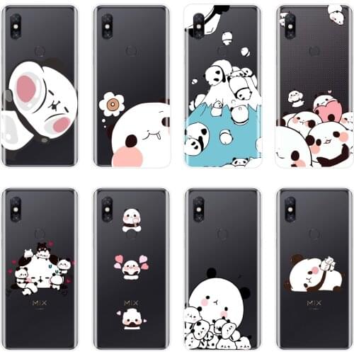 Case For Xiaomi Mi Max Note 1 2 3 Silicone Soft Cute Panda Funny Kawaii Simple Back Cover For Xiaomi Mi Mix 1 2 2S 3 Phone Case