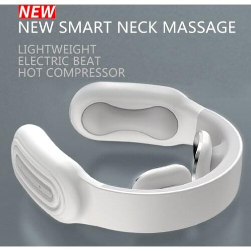 TENS Electric Pulse Neck Massager Hot Compress Massage Pain Relief Shoulder Neck Massager Heating Pain Relief Relaxation Machine