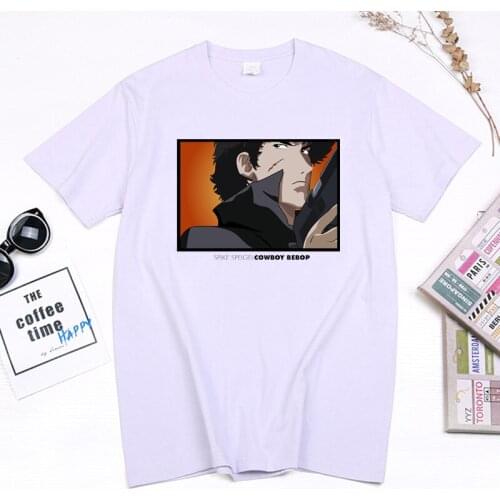 Cool Cowboy Bebop T Shirts Men Women Short Sleeve Casual Anime Tshirt Japanese Manga Hipster Tshirt O-neck Tee Aestheti Tops