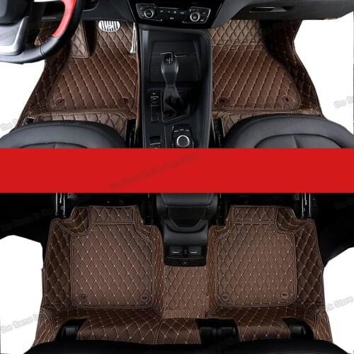 Lsrtw2017 leather car floor mats for bmw x2 F39 2017 2018 2019 2020 accessories carpet rug interior styling auto cover foot
