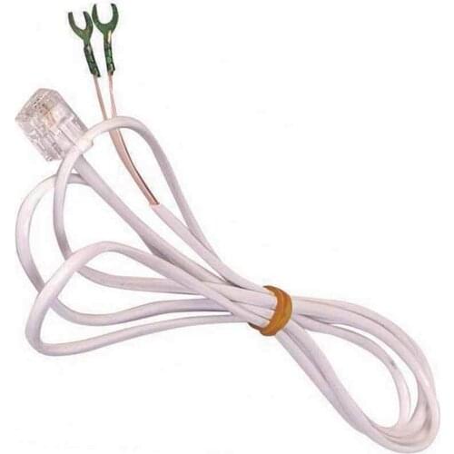 TELEPHONE LINE CABLE MONTH CRIMP 1.5 METERS WHITE