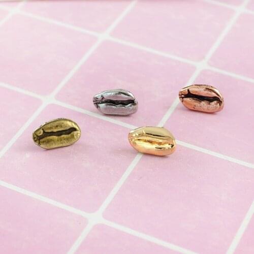 Creative Coffee Bean-shaped Button Enamel Brooch Various New Button Pin Emblem Fashion Gifts for Men and Women
