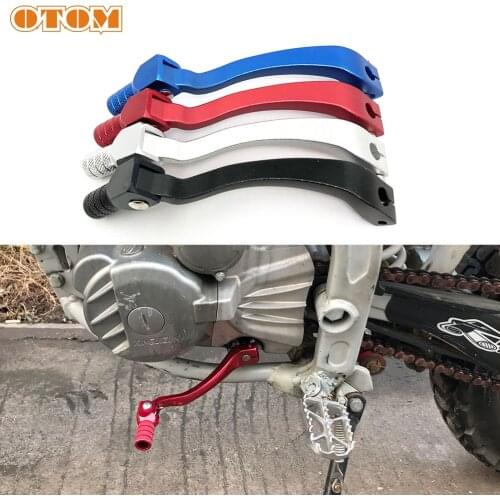 OTOM Motorcycle Gear Shift Pedal Lever CNC Aluminum Anti-Fall Folding Gearshift Lever For HONDA CRF230 CB 125 250 KAYO T6 Series