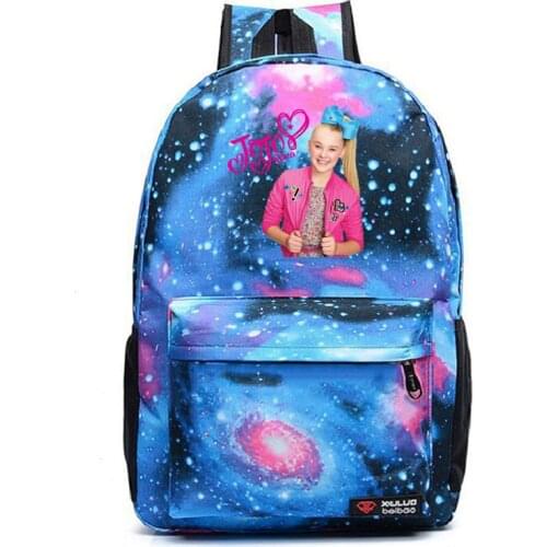 Jojo Siwa Backpack School Bags Children Boys Girls School Bag Fashion Beautiful Popular Pattern Backpack