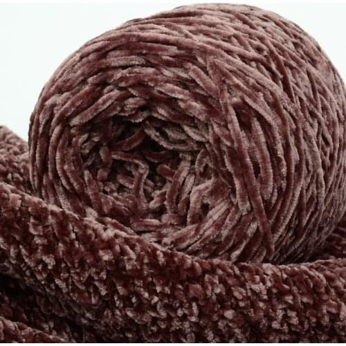 250g creative handmade chenille gold velvet handmade diy crochet baby scarf hat blanket medium thick baby wool