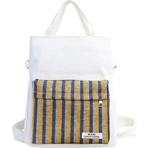 2019 Harajuku school bag female preppy style girl simple Japanese high school college backpack