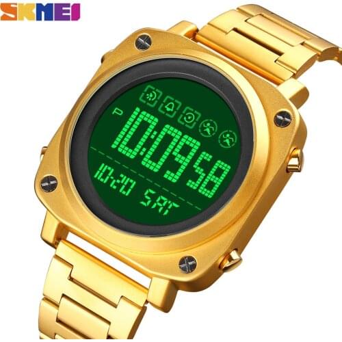 SKMEI LED Light Electronic Men Wristwatch military 2 Time Chrono Count Down Alarm Digital Mens Sports Watches reloj hombre 1726