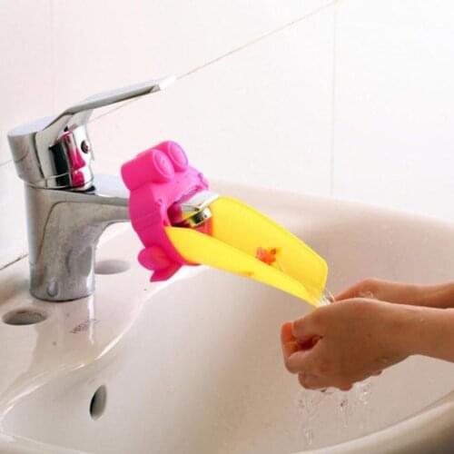 Frog Faucet Extender Sink Handle Extension Toddler Kid Children Hand Wash Tools Water Trough Kitchen faucet Accessorise