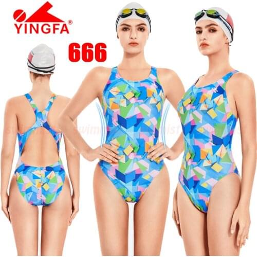 2020-2021 NEW ARRIVAL YINGFA 666WOMENS GIRLSS COMPETITION TRAINING RACING PROFESSIONAL SWIMWEARS SWIMSUITS ALL SIZE NEW