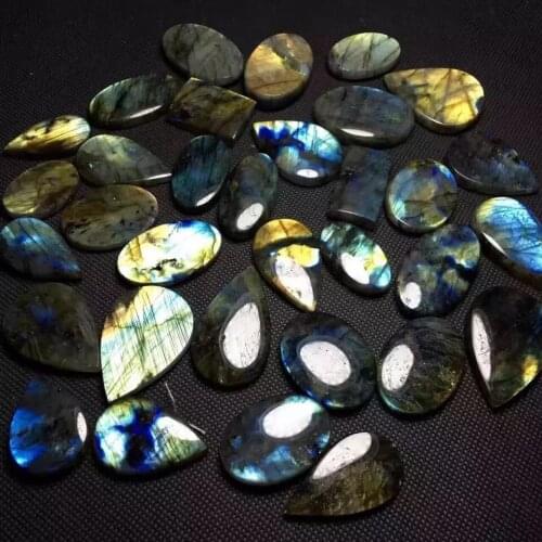 50pcs Natural quartzite labradorite crystal gem crafts feng shui decorative point healing Drop shipping