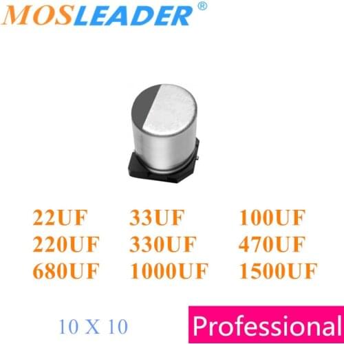 500PCS 10X10 22UF 100V 33UF 100V 100UF 63V 220UF 50V 63V 330UF 35V 470UF 25V 35V 680UF 16V 1000UF 6.3V 10V 16V 1500UF 6.3V