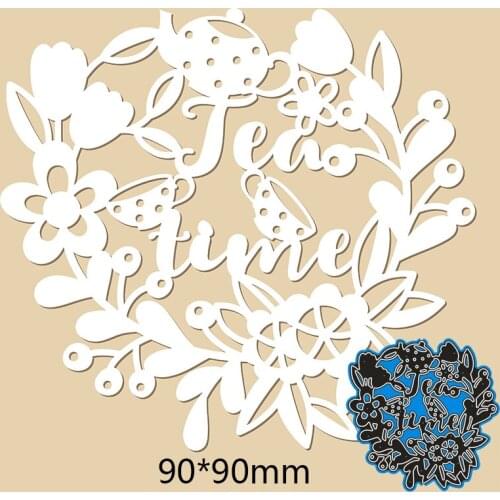 90*90mm irregular flower New Arrival Frame Cutting Dies Stencil DIY Scrapbooking Photo Album Embossing Paper Card