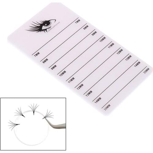 1Pcs 7mm-15mm Acrylic Adhesive Eyelash Pad Extension False Eyelash Plate Holder Makeup Tools Accessories