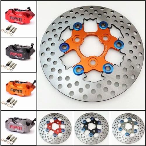 Motorcycle Accessories Electric Refit RPM Small Radiation Caliper Brake Pad 200mm Brake Disc For RSZ-100 Yamaha Kawasaki Honda
