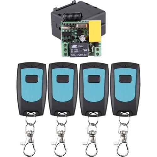 AC 220V 1 CH 10A RF Wireless Remote Control Relay Switch System For Lamp Garage Doors Gate Electric Doors shutters In 433Mhz