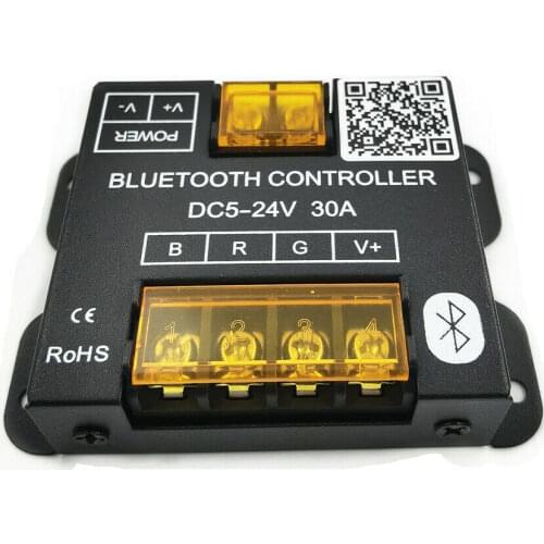 Bluetooth RGB LED Controller for RGB 5050 3528 LED Strip Lighting DC5-24V 30A
