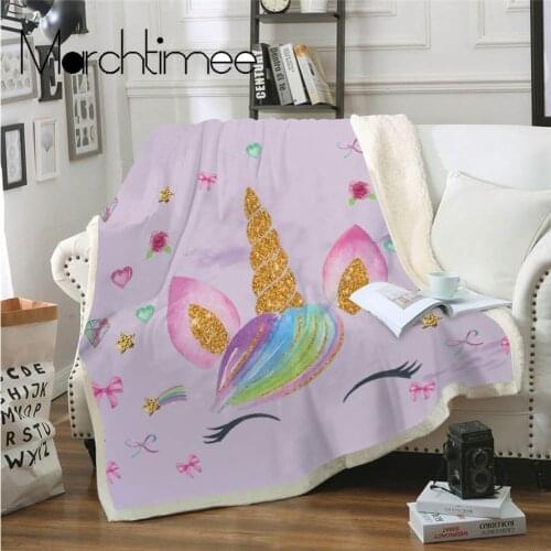 Pink Horse Coral Fleece Fabric Blanket Portable Office Floral Flannel Throws Blanket Kids Adults Bed Sofa Soft Garland Sheet