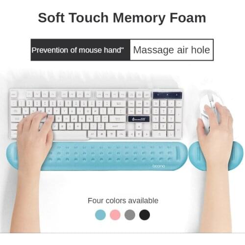 Memory Cotton Wrist Support for 87/104 keys Mechanical Keyboard Pad Wrist Pad Computer Office Keyboard Wristband Desk Organizer