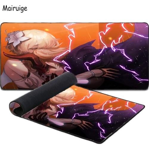 Teclado gamer genshin impact mouse pad completo keyboard gaming accessories pad notebook computer pc gamer mats control mousepad