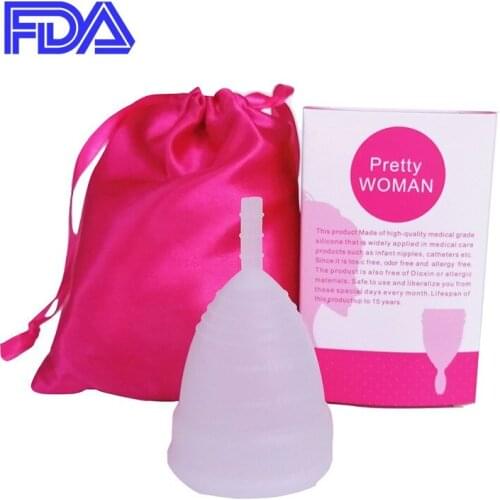 Menstrual Cup Of Medical Silicone Feminine Hygiene Lady Period Cup Women Cup Coletor Menstrual Copa Menstrual De Silicona Medica