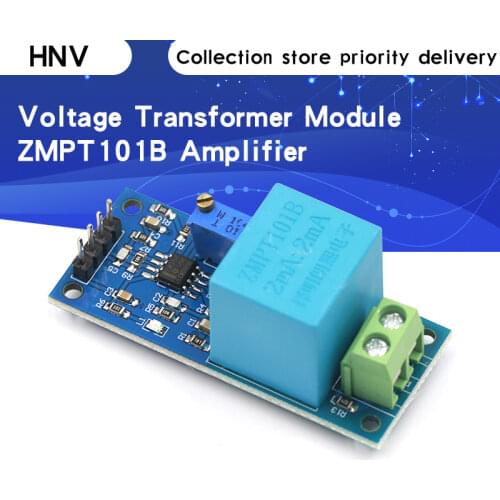 Active Single Phase Voltage Transformer Module AC Output Voltage Sensor Mutual Inductance Amplifier for Arduino Mega ZMPT101B