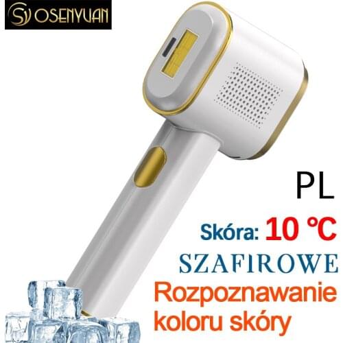 Osenyuan T023C Laser Epilator The Worlds First Fully Intelligent Skin Detection Hair Removal Sapphire Ice Epilator For Women