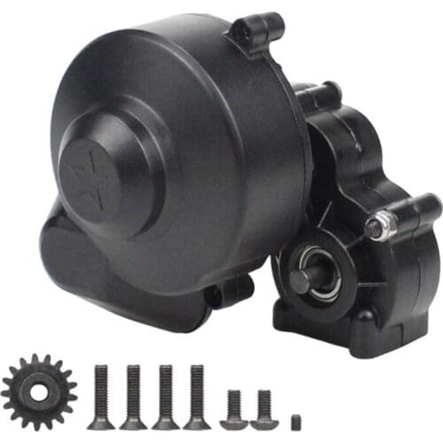 Plastic Complete Center Gearbox Transmission Box with Gear for Axial SCX10 SCX10 II 90046 90047 1/10 RC Crawler Car
