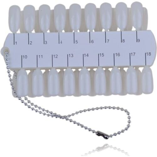 Delicate DIY Portable 36 Tips Nail Art Display Practice Training Palette Dish Rack Wheel Plastic Nail Display Stand Tool