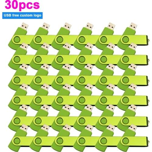 30pcs/lot New Brand Waterproof Super USB Flash Drive 64GB 32GB 16GB 8GB Pen Drive Flash metal Flash Drive Memory Stick free logo