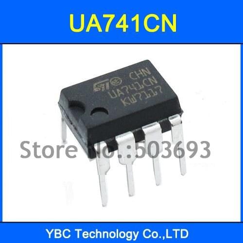 100PCS UA741CN UA741 OP Amp LM741 741 IC DIP-8