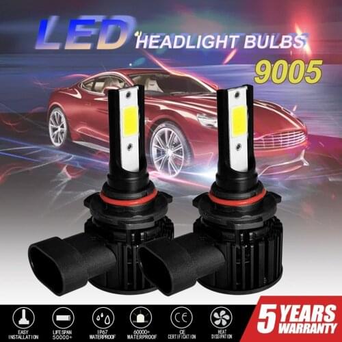 2pcs Car Lights LED Fog Lamp Driving Bulbs Lights 12V High Power Headlights Auto Car OffRoad Fog Work Lamp Truck Driving Lamps