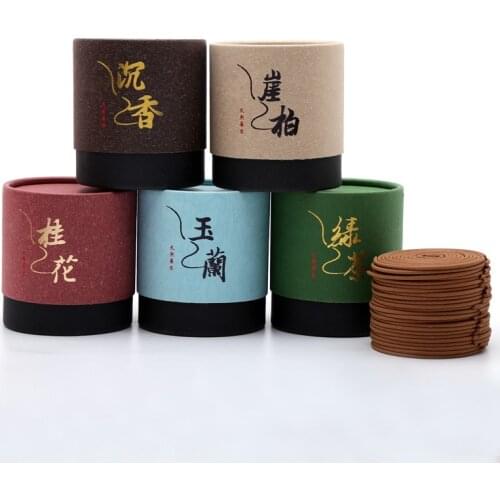 48 Plate/box Natural Sandalwood Home Indoor Mosquito Repellent Aromatherapy Agarwood Thuja 4 Hours Wormwood Incense Coil