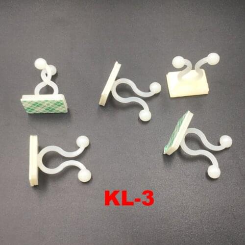 50pcs KL-3 21x13mm 21*13 White Nylon 3M Glue Harness Wiring Cable Fixed Holder Seat Adhesive Mounting Twist Tie