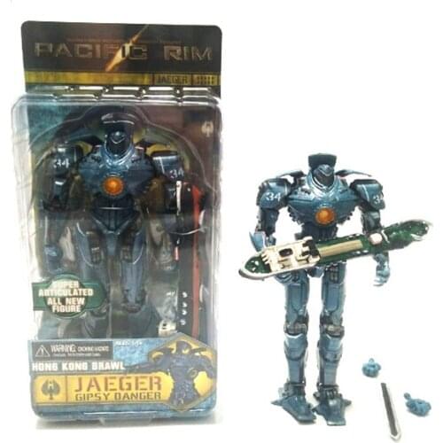 In Stock 18Cm Pacific Rim Movie Series Peripherals Jaeger Gipsy Danger Mecha Robot Action Figures Pvc Collection Model Toy 31942