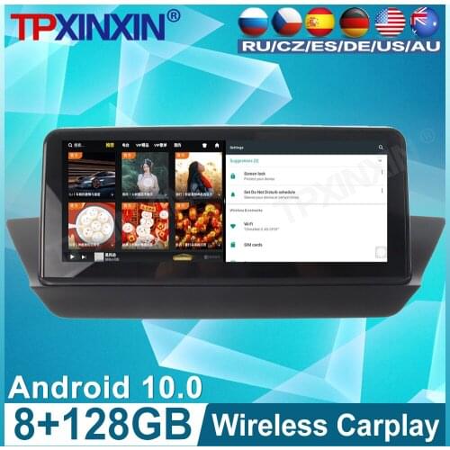 128G For BMW X1 E84 2009 2010 - 2015 Android 10 Car Radio Tape Recorder Multimedia Player GPS Navigation 10.25'' Touch HD Screen